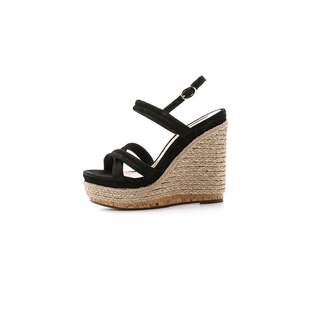 Schutz ‘Evy’ Espadrille Wedge Sandals